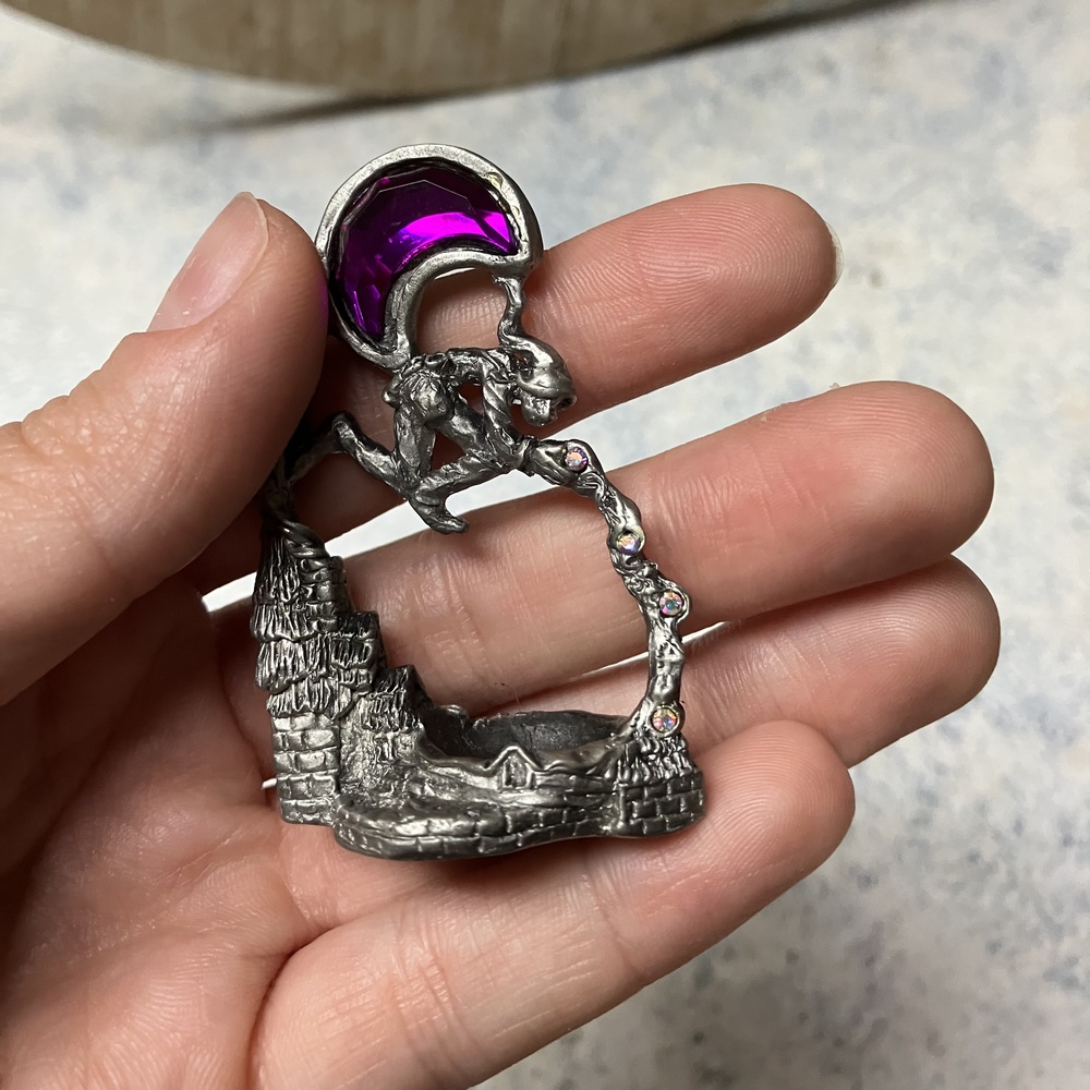 FMT Wizard Flying Over Town Figurine